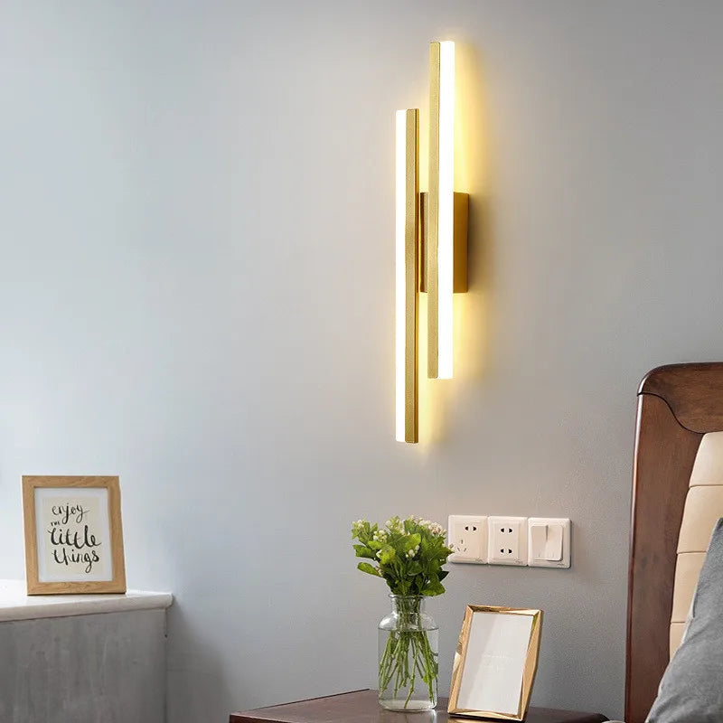 Moderne minimalistische LED-wandlamp — 40 Cm × 10 Cm × 5 Cm, 110–240 V