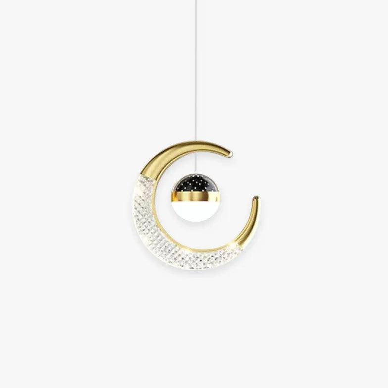 Luxuriöse Pendelleuchte mit Mond und Sternen | boxzora
