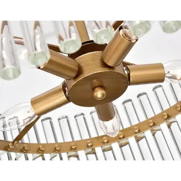 Lámparas colgantes de cristal de lujo con forma de anillo | boxzora