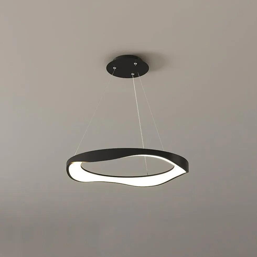 Minimalistyczne okrągłe artystyczne lampy wiszące do jadalni | boxzora