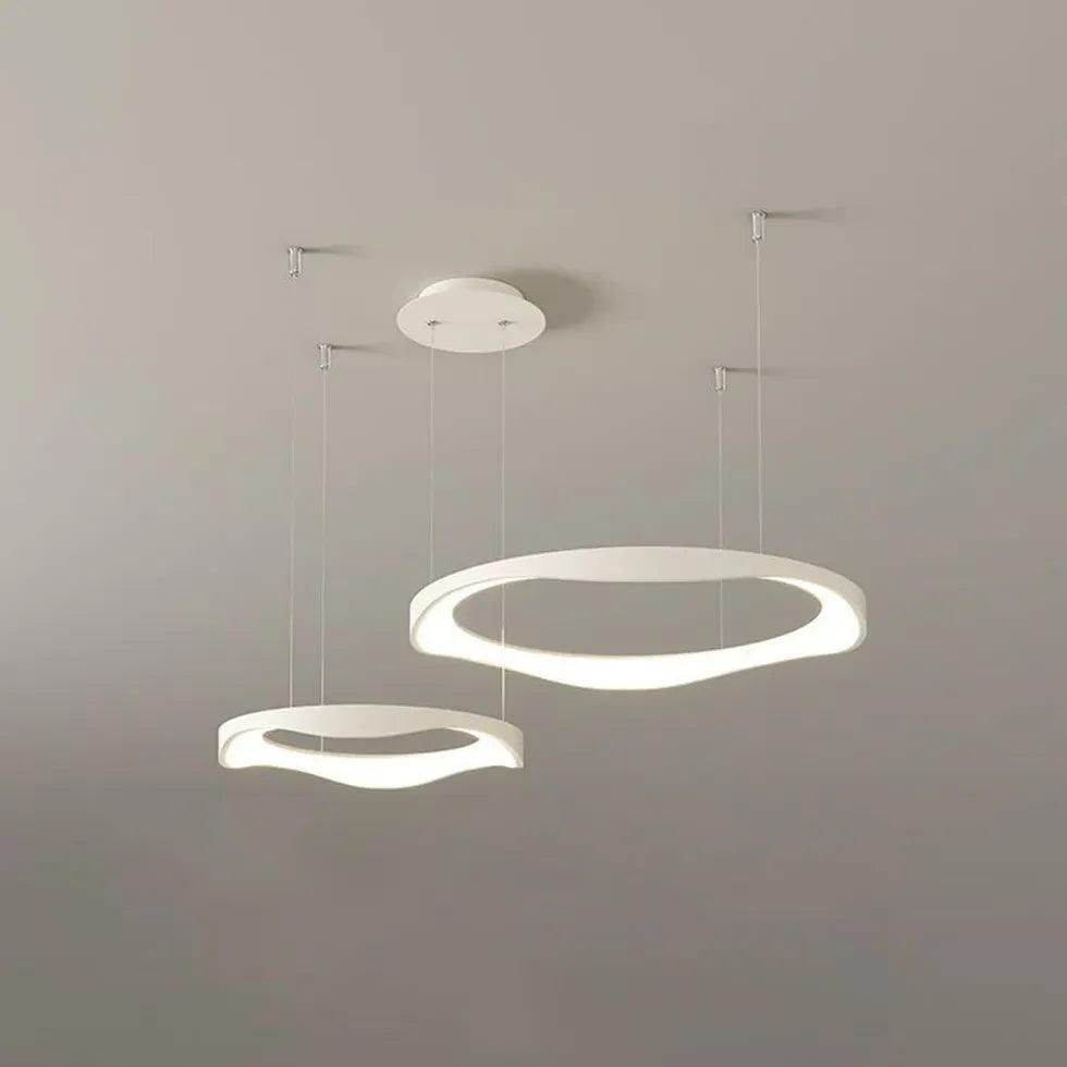 Minimalistyczne okrągłe artystyczne lampy wiszące do jadalni | boxzora