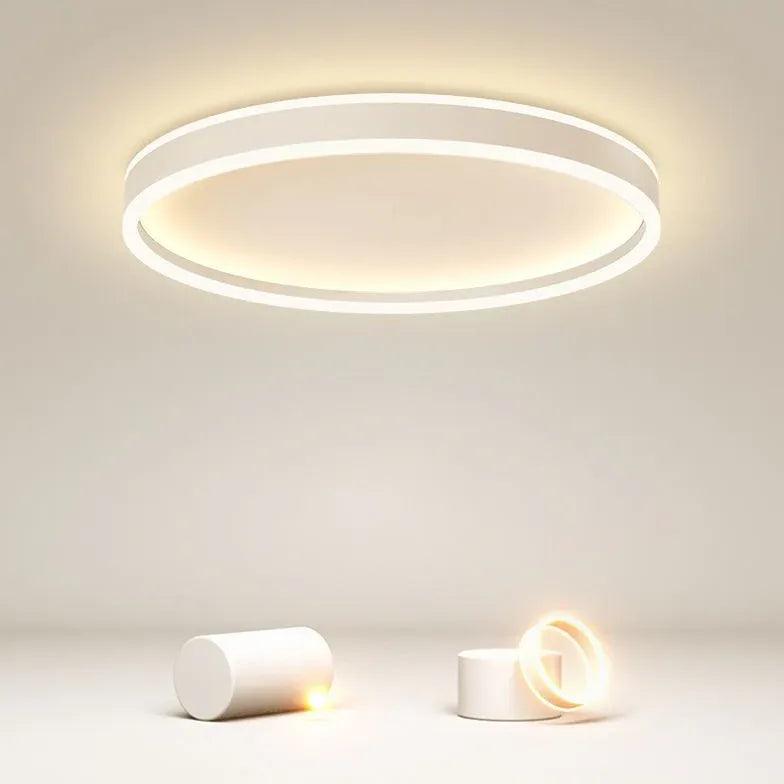 Minimalist Led Circular White Ceiling Light | boxzora