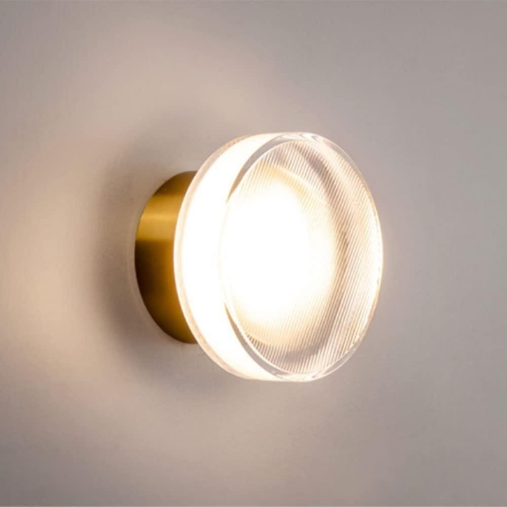 Moderne minimalistisk sirkulær LED-vegglampe for soverommet | boxzora