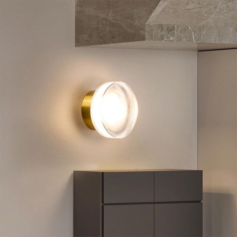 Candeeiro de parede circular moderno minimalista LED para quarto | boxzora