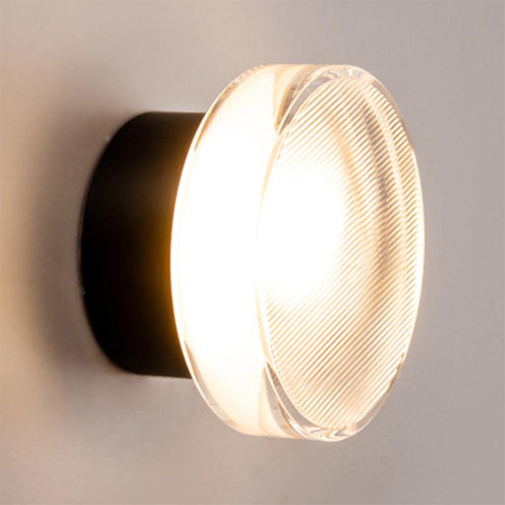 Moderne minimalistisk sirkulær LED-vegglampe for soverommet | boxzora