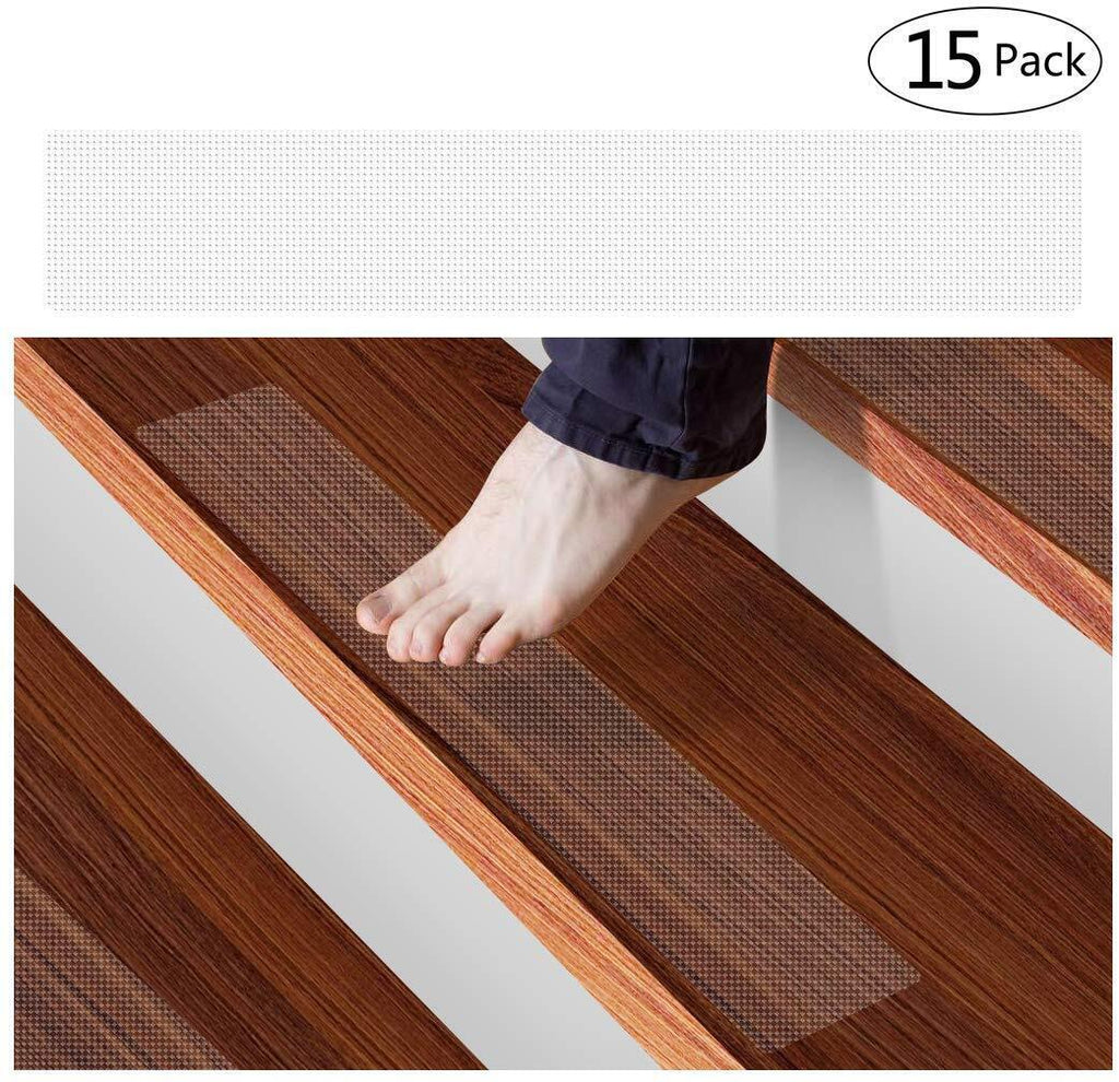 Doorzichtige antisliptreden voor trappen — antislipgriptape
