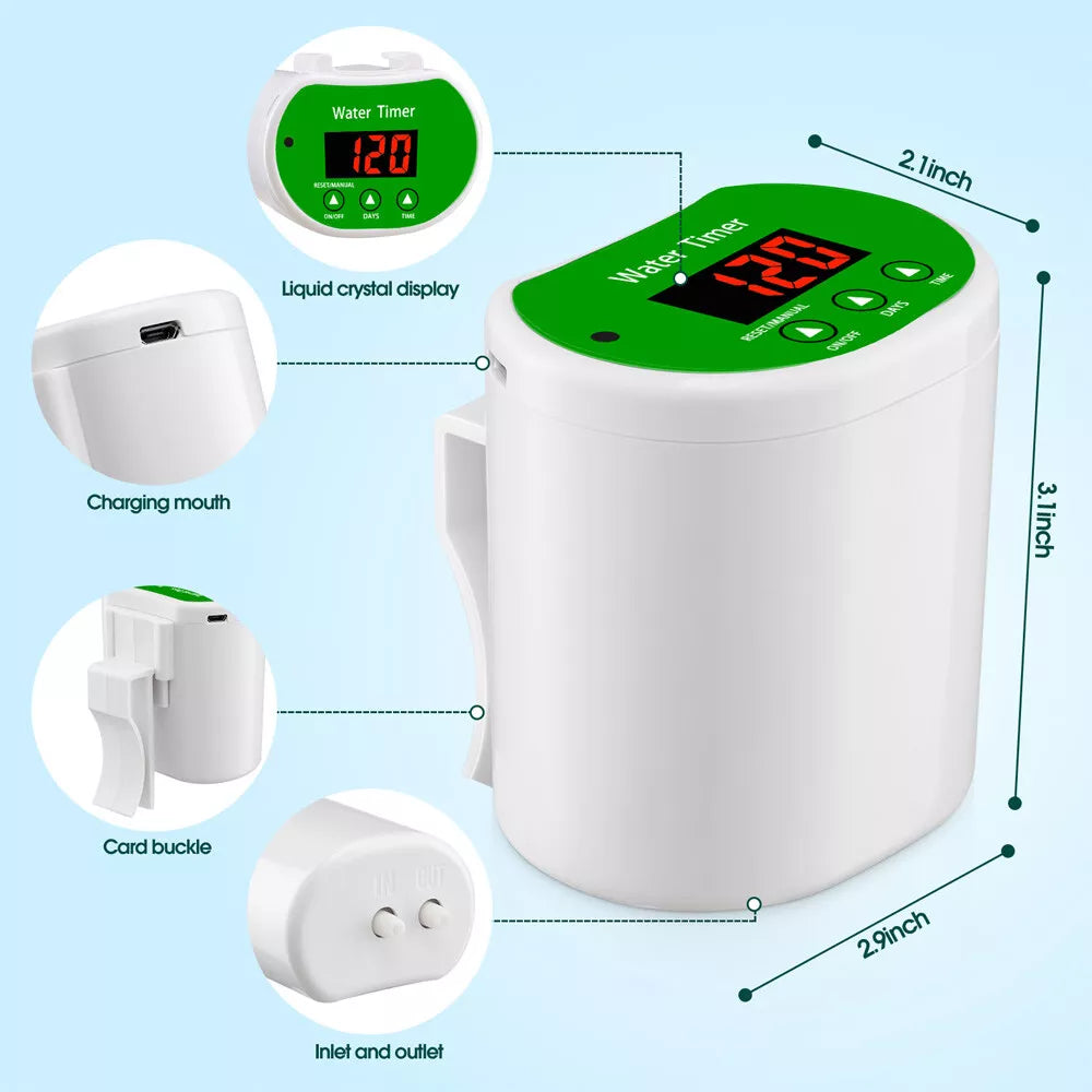 Smart automatisk plantevander – programmerbar timer og indbygget vandpumpe