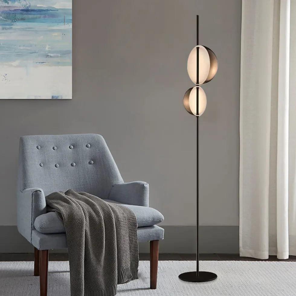 Stehlampen für das Wohnzimmer mit halbkugelförmigem Metalldesign | boxzora