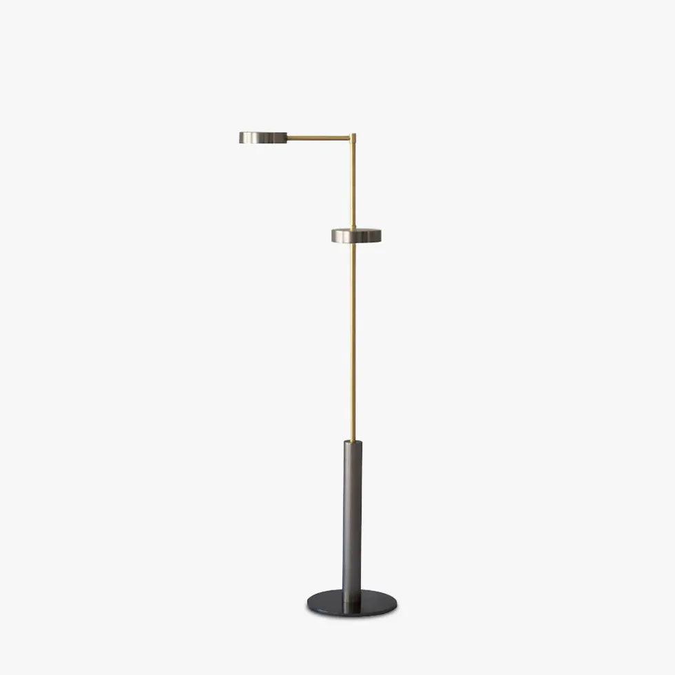 Moderne Metallstehlampe mit zwei Köpfen für das Wohnzimmer | boxzora