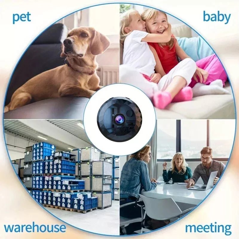 OPTIGUARD 1080P HD magnetische mini-wifi-camera — nachtzicht en bewegingsdetectie