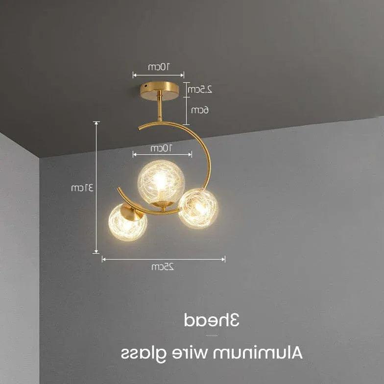 Minimalistyczne szklane lampy wiszące do jadalni | boxzora
