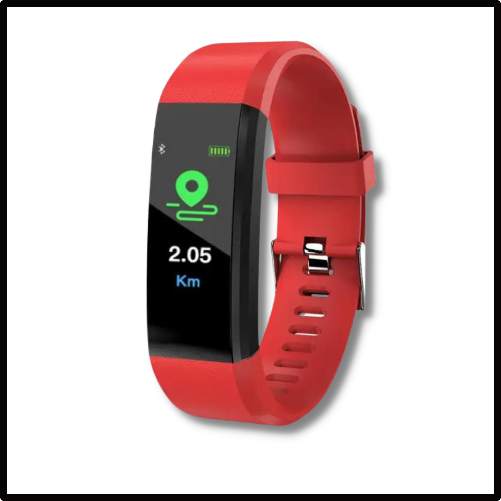 Senior Smartwatch — Large Clear Display, Health Tracking, Long Battery, USB Charging
