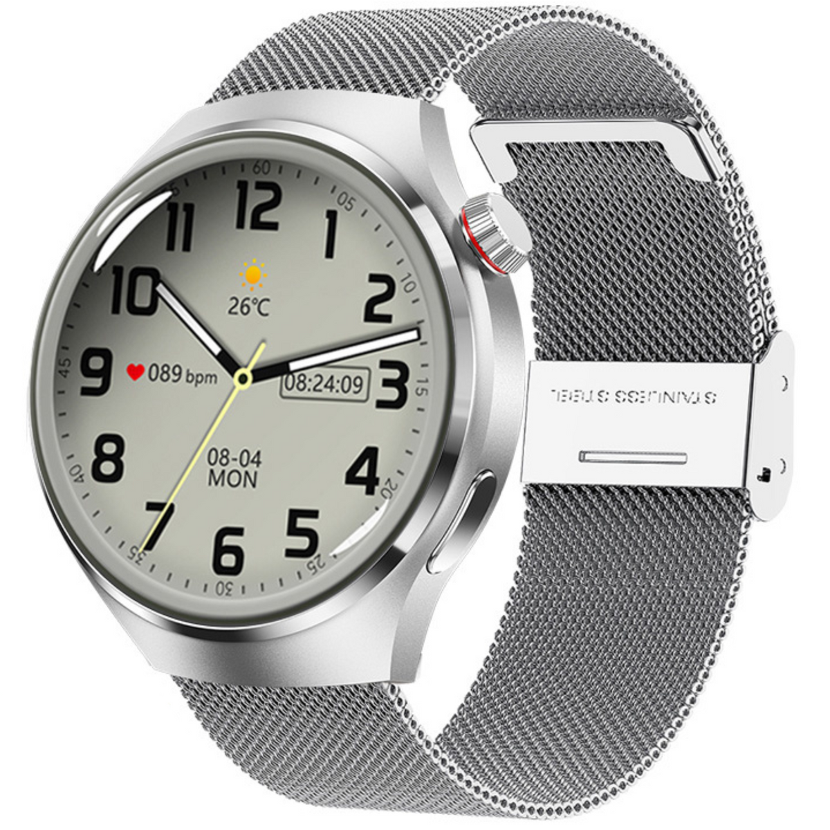 Reloj inteligente de edición limitada — Pantalla AMOLED HD, monitoreo de ECG, conectividad Bluetooth, seguimiento de la frecuencia cardíaca, GPS integrado