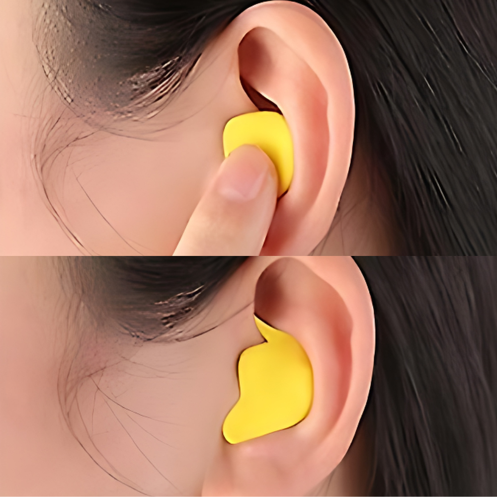SilentComfort Noise Cancelling Earplugs — Soft Comfortable Fit, Maximum Sound Isolation