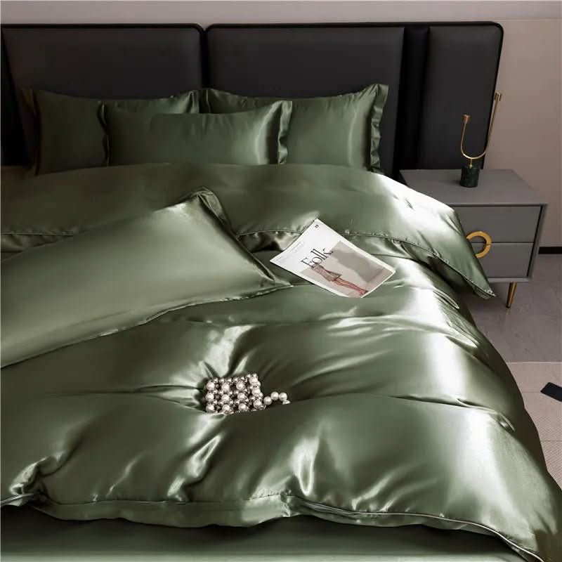 SilkComfort påslakan i 100 % silke — mjuk och ventilerande yta