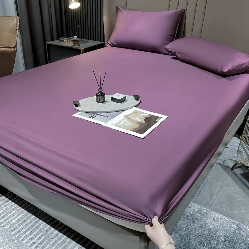 Silkrest underlakan i mullbärssilke med extra djupa fickor