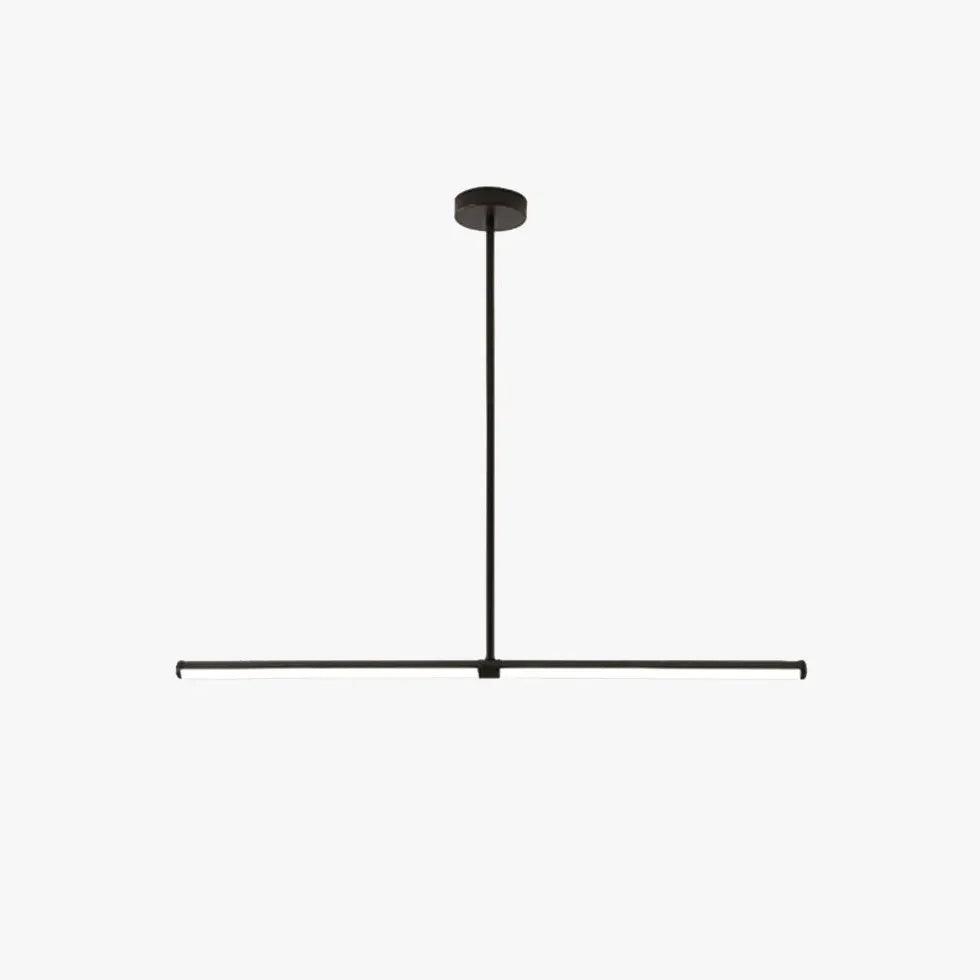 Minimalistické dlouhé LED závěsné osvětlení jídelního stolu | boxzora