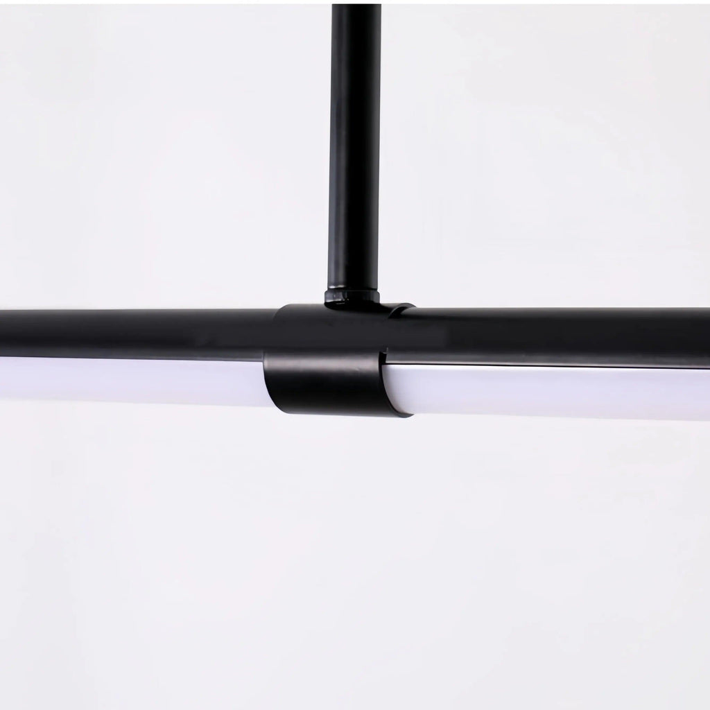 Iluminação LED suspensa comprida e minimalista para mesa de jantar | boxzora