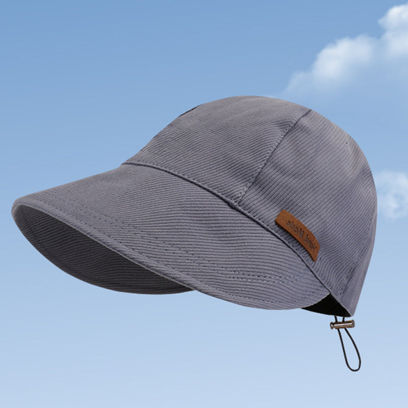UV Protection Hat — Wide Brim, Adjustable Back Strap