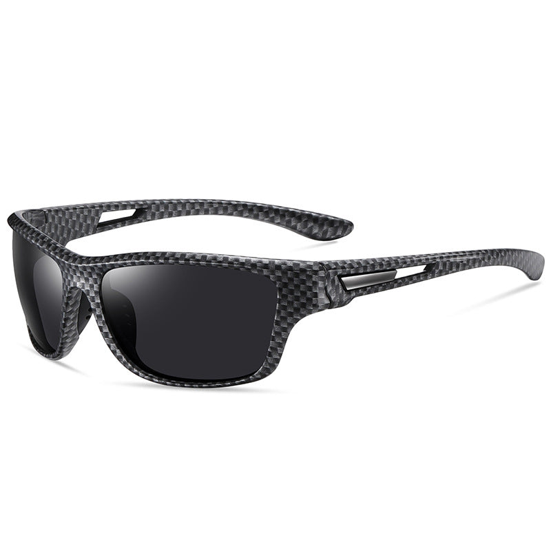 Polaryzowane sportowe okulary przeciwsłoneczne UV-400 — odporne na zarysowania soczewki, elastyczne oprawki