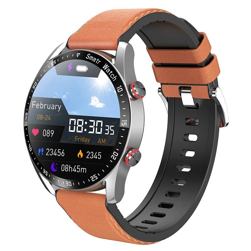Smartwatch ultraleggero resistente all’acqua — Display touch a colori nitido, batteria fino a 5 giorni, peso di 1,9 once