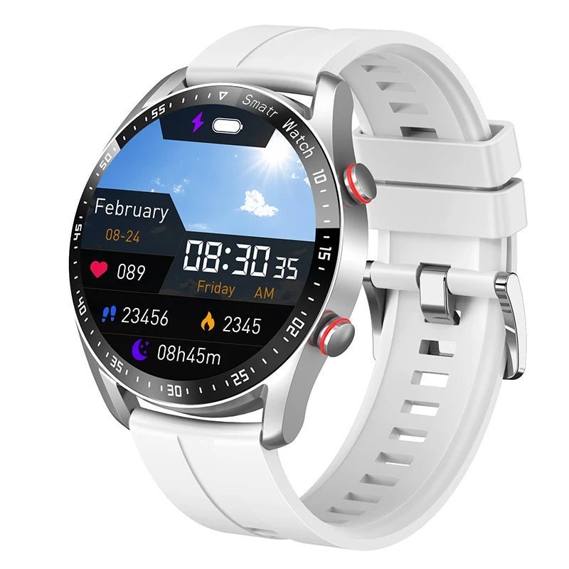 Smartwatch ultraleggero resistente all’acqua — Display touch a colori nitido, batteria fino a 5 giorni, peso di 1,9 once