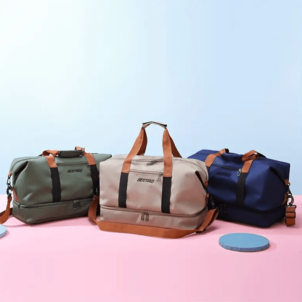 Sac de sport polochon résistant à l’eau — Sac de voyage et de sport durable