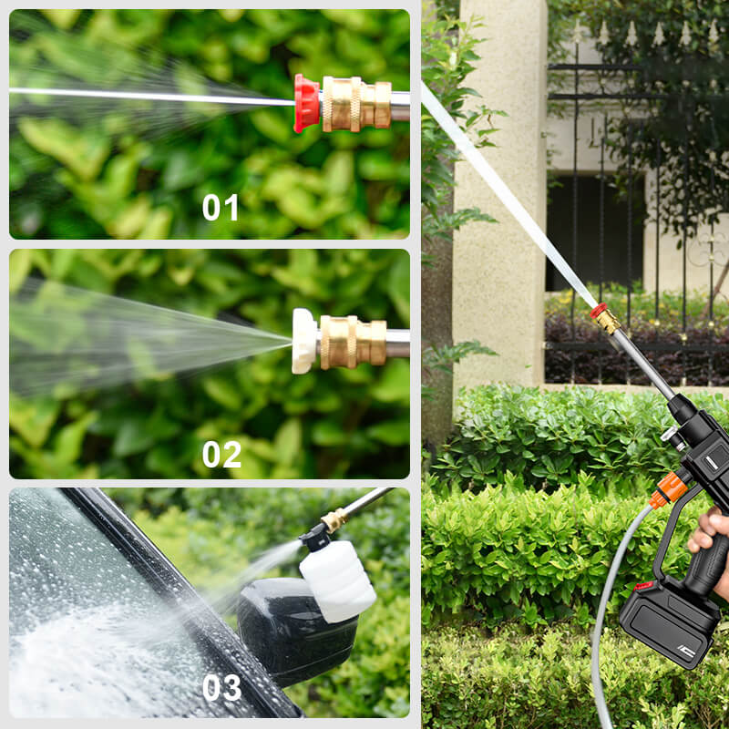 Draadloos hogedrukwaterpistool — Draagbaar, drukclassificatie van 30 bar