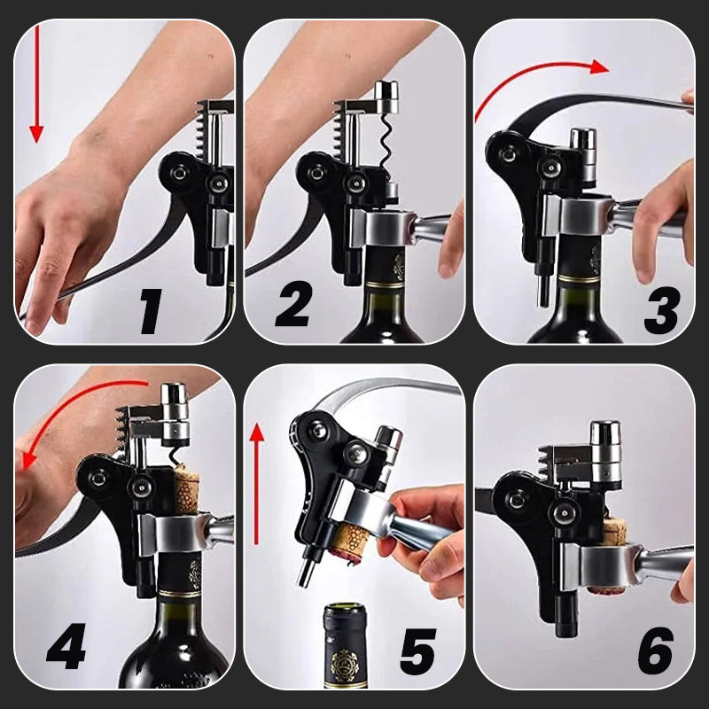 Přenosná vývrtka — ergonomická vytahovací rukojeť