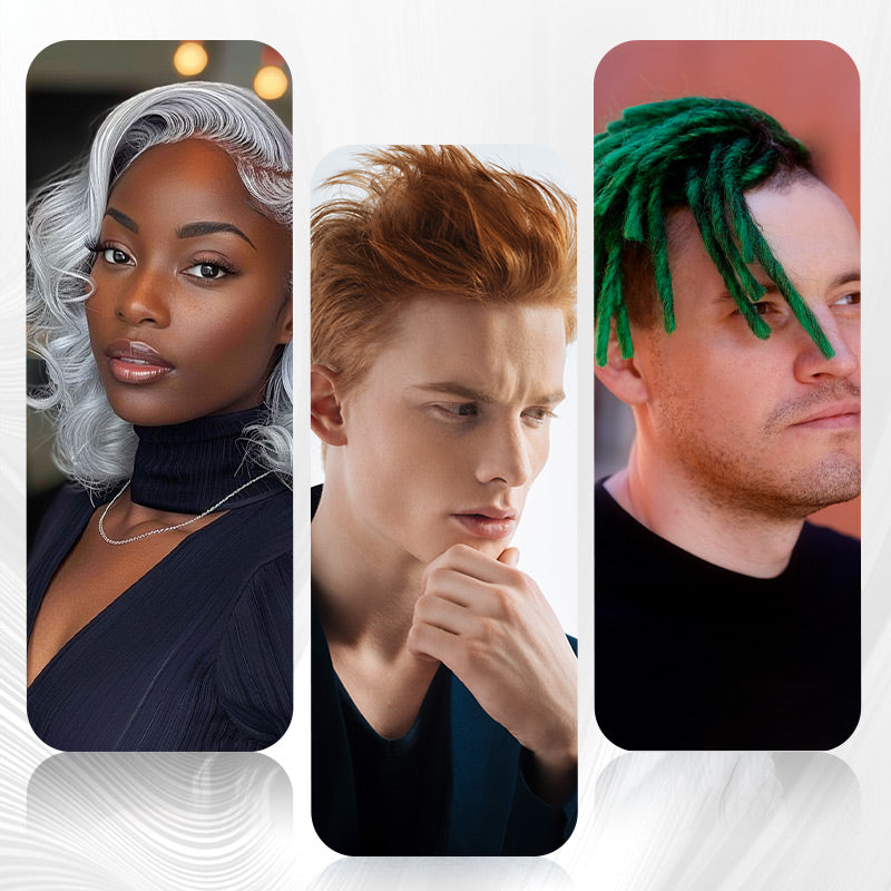 Men and Women Hair Wax — Temporary Color Styling Paste
