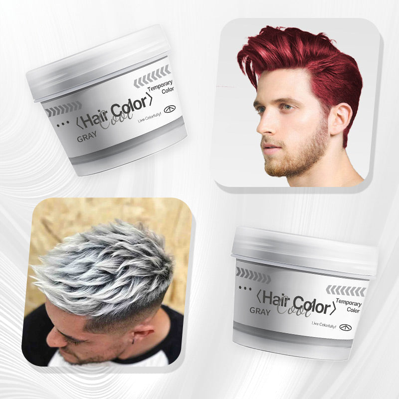 Men and Women Hair Wax — Temporary Color Styling Paste