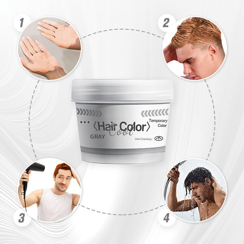 Men and Women Hair Wax — Temporary Color Styling Paste
