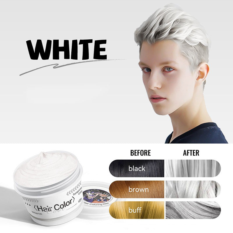 Men and Women Hair Wax — Temporary Color Styling Paste