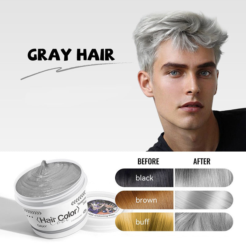 Men and Women Hair Wax — Temporary Color Styling Paste