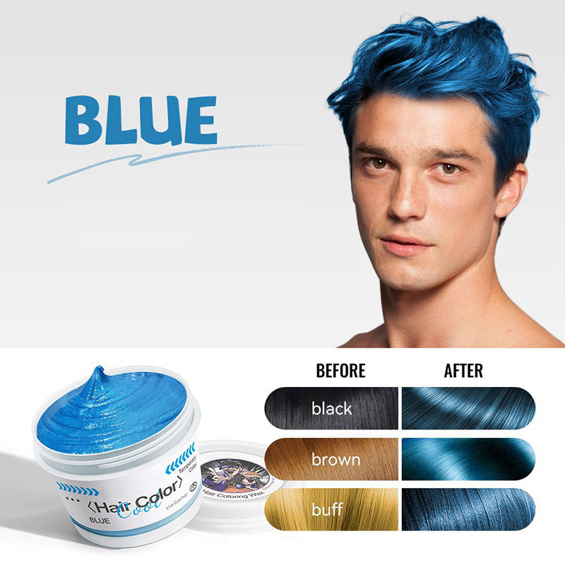 Men and Women Hair Wax — Temporary Color Styling Paste