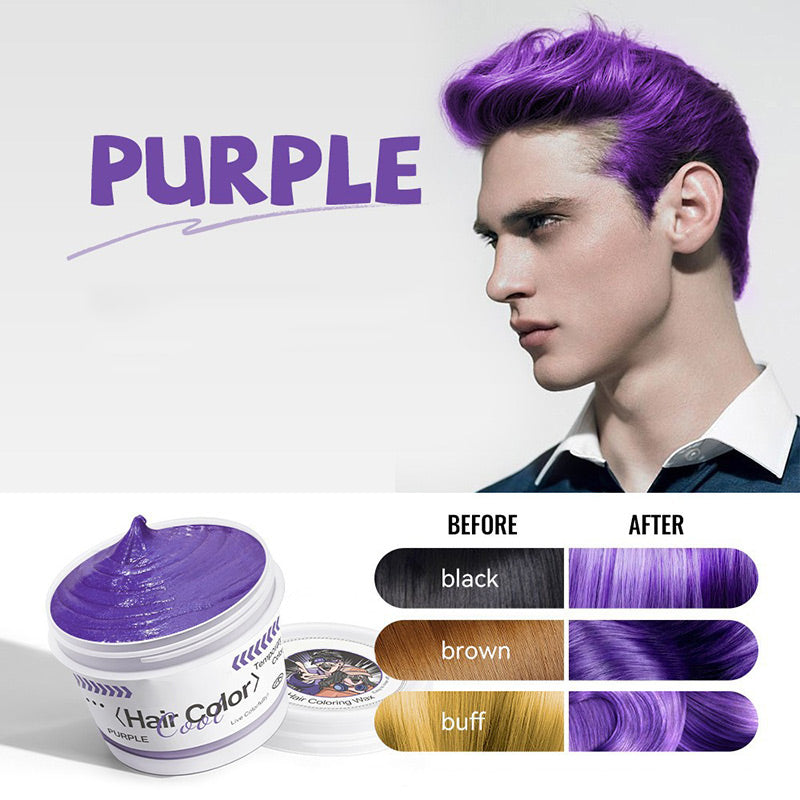 Men and Women Hair Wax — Temporary Color Styling Paste
