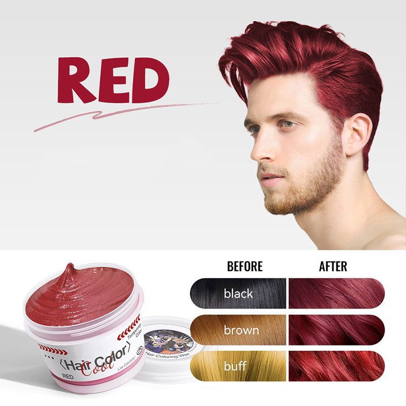 Men and Women Hair Wax — Temporary Color Styling Paste