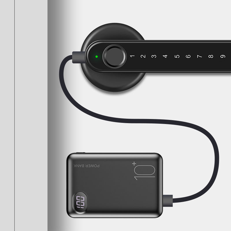 Maniglia intelligente per porta — Riconoscimento delle impronte digitali e controllo tramite app Bluetooth