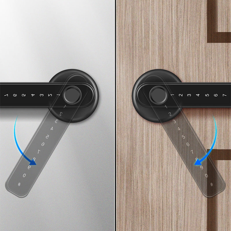 Maniglia intelligente per porta — Riconoscimento delle impronte digitali e controllo tramite app Bluetooth