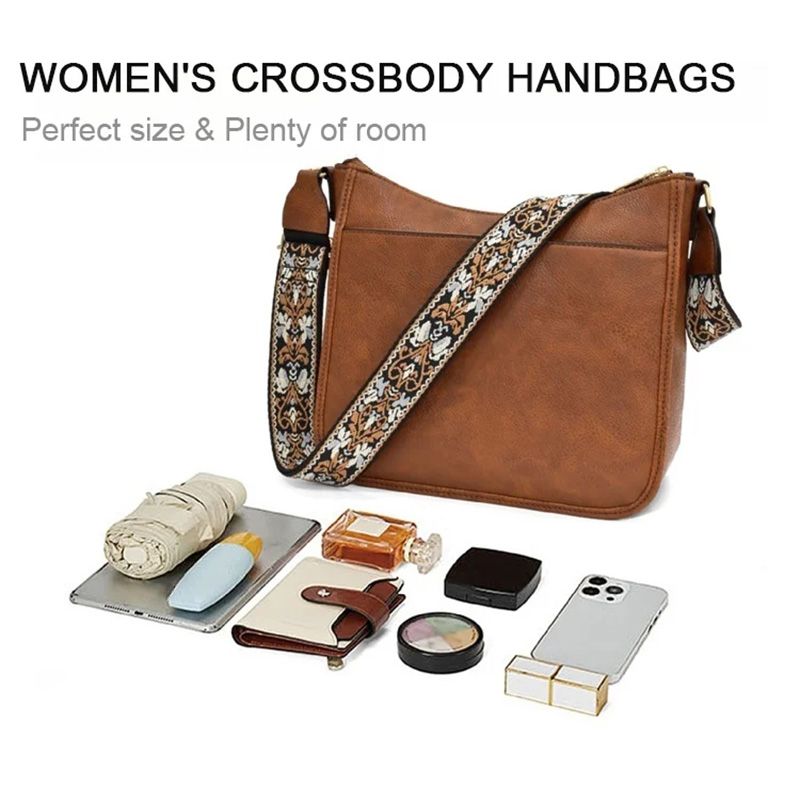 Dámská prémiová kožená crossbody kabelka