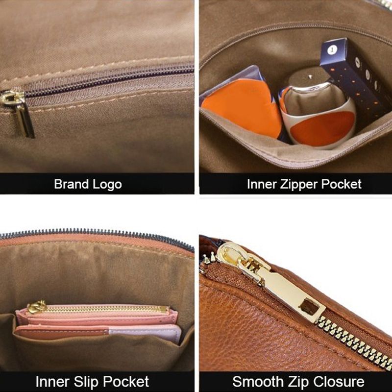 Dámská prémiová kožená crossbody kabelka