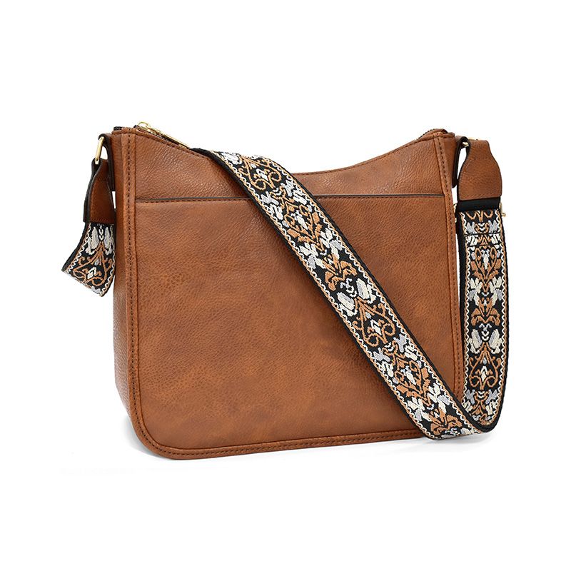 Dámská prémiová kožená crossbody kabelka