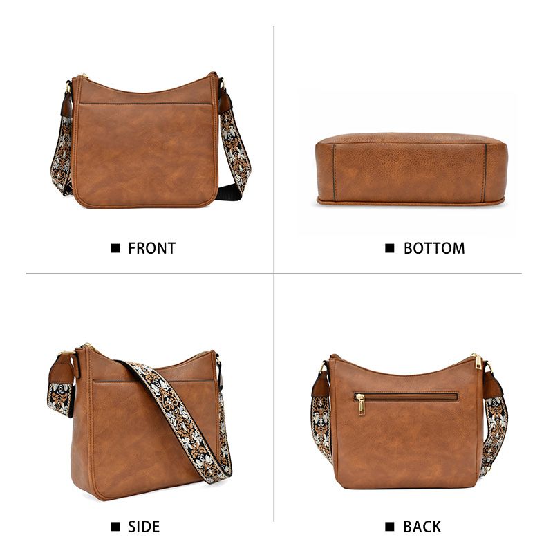 Dámská prémiová kožená crossbody kabelka