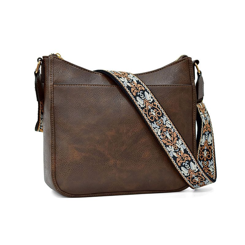 Dámská prémiová kožená crossbody kabelka