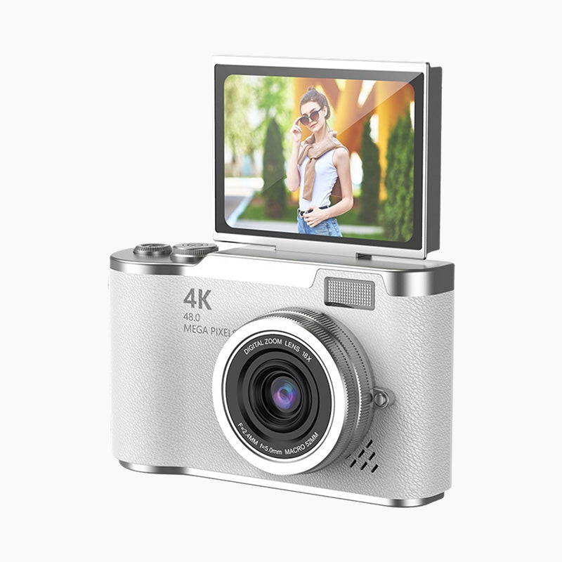 Digitalkamera — Vippeskærm, 4K HD-optagelse, hurtig autofokus