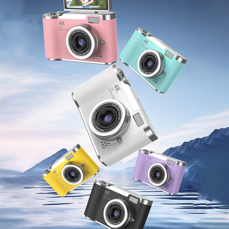Digitalkamera — Vippeskærm, 4K HD-optagelse, hurtig autofokus