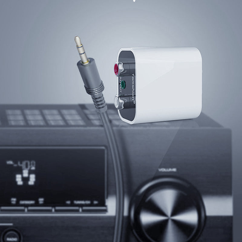 Bluetooth 5.0 Wireless Audio Adapter — Stable Plug-and-Play Receiver