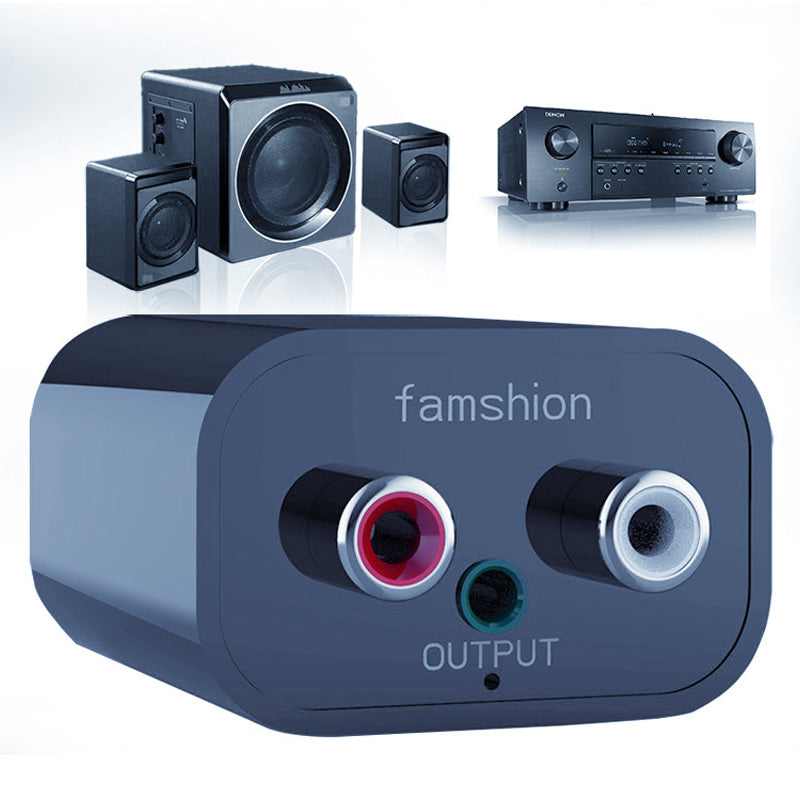 Bluetooth 5.0 Wireless Audio Adapter — Stable Plug-and-Play Receiver