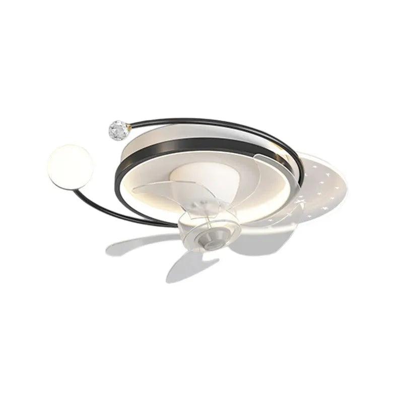 Modern Luxurious Starry Light with Ceiling Fan | boxzora