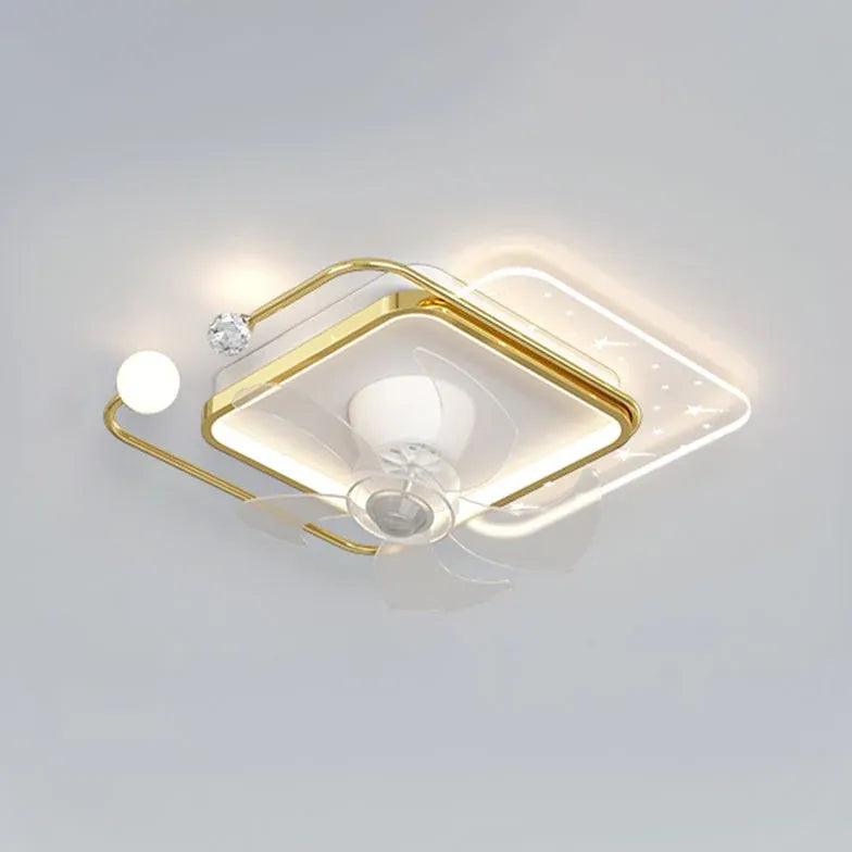 Moderne luxueuze sterrenlamp met plafondventilator | boxzora